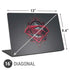 DC Comics Superman Grey Eye Collage Universal Laptop 16in (13 x 9.4in) Skin